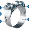 Norma Stainless Steel Bolt Clamp 47-51mm
