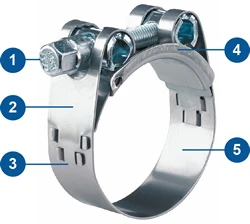 Norma Stainless Steel Bolt Clamp 47-51mm 1 Norma Stainless Steel Bolt Clamp 47-51mm
