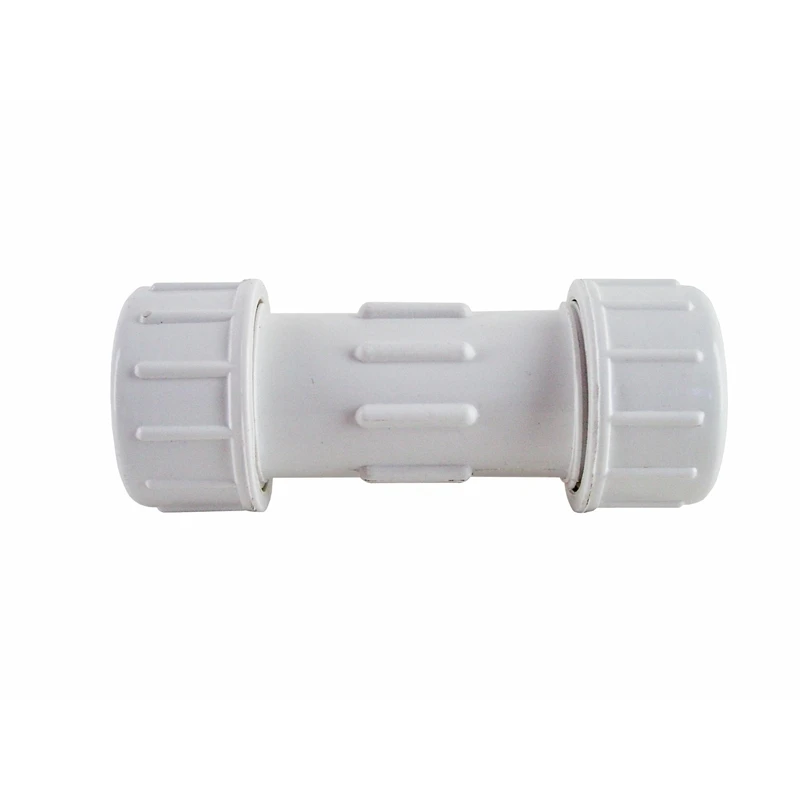 25MM PVC COMPRESSION COUPLING 1 25MM PVC COMPRESSION COUPLING