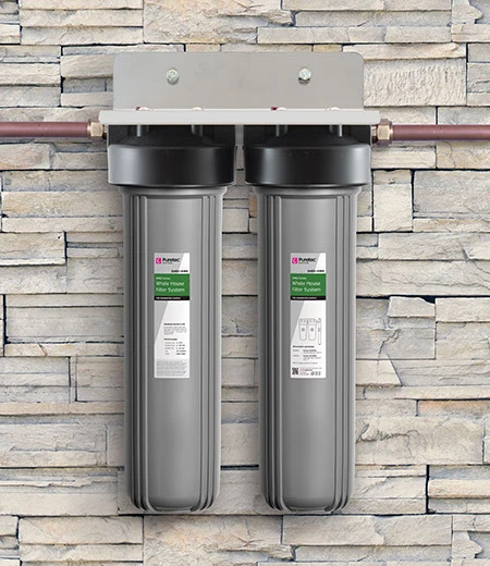 PURETEC EM2 110LPM MAX WHOLE HOUSE RAINWATER / MAINS DUAL WATER FILTER SYSTEM 1 PURETEC EM2 110LPM MAX WHOLE HOUSE RAINWATER / MAINS DUAL WATER FILTER SYSTEM
