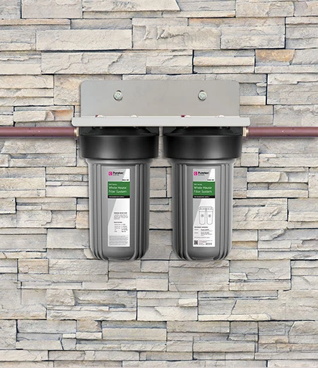 PURETEC EM2 60LPM MAX WHOLE HOUSE RAINWATER / MAINS DUAL WATER FILTER SYSTEM 1 PURETEC EM2 60LPM MAX WHOLE HOUSE RAINWATER / MAINS DUAL WATER FILTER SYSTEM