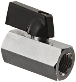 Brass Mini Ball Valve 6mm 1/4″ With Lug Handle